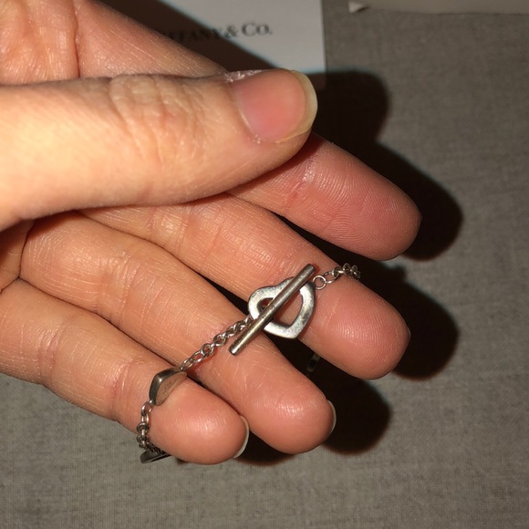 Tiffany & Co. multi heart toggle silver bracelet - Picture 5 of 8